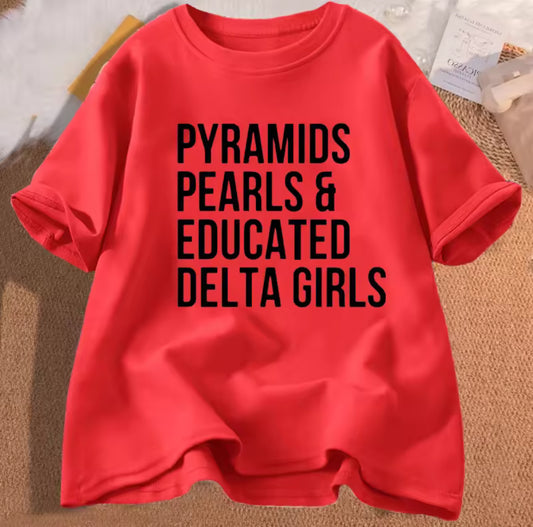 Pyramids and Pearls Tee