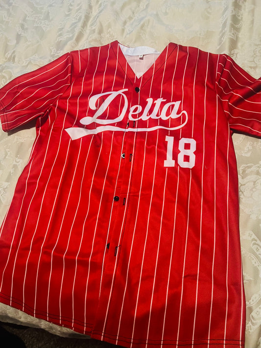Custom Delta Baseball Jersey DELTA