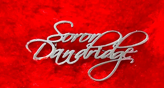 Custom Name Brooch / Pin